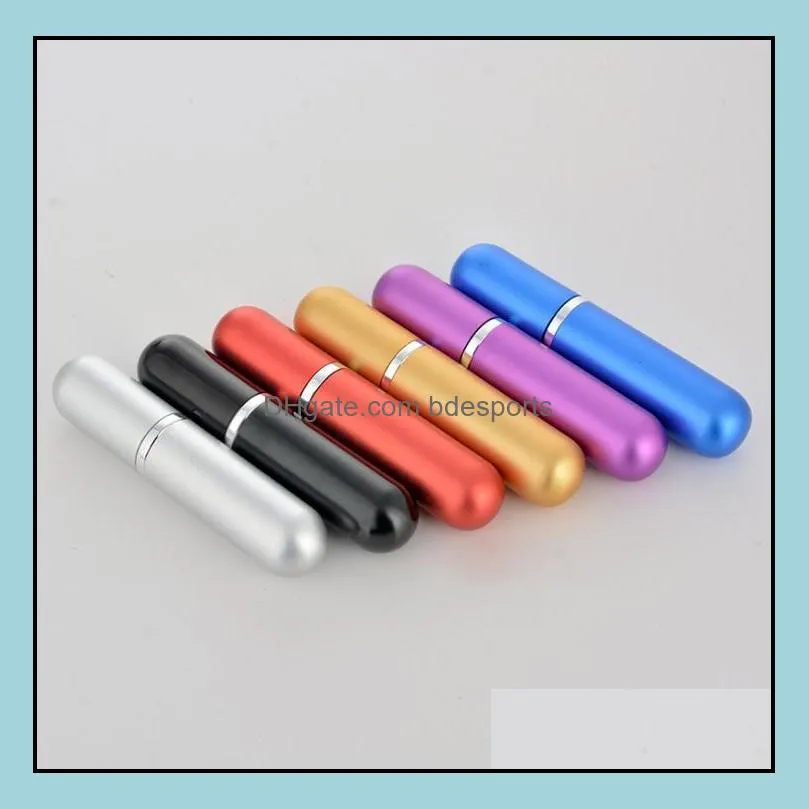 Hot 5ML Mini Portable Travel Filling Perfume Sprayer Bottle Spray Pump Box Empty Perfume Bottle Makeup Container Spray Bottle SN1569