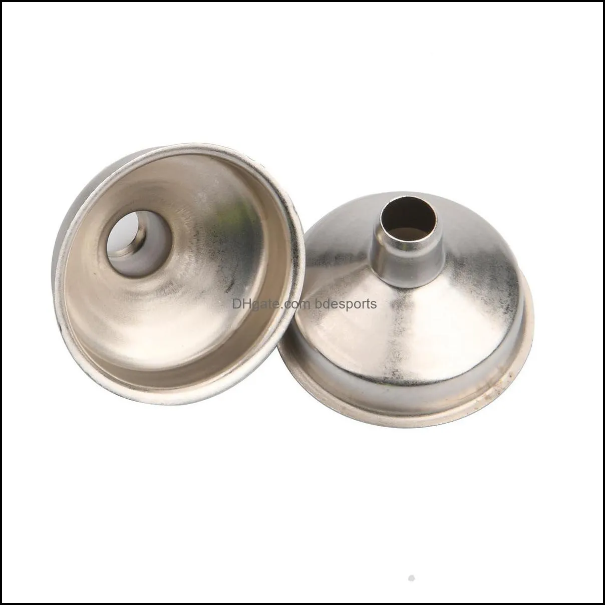 New Small Funnel For Most Hip Flasks Flask Wine Pot Wide Mouth Stainless Steel Funnel Wholesale DH8576