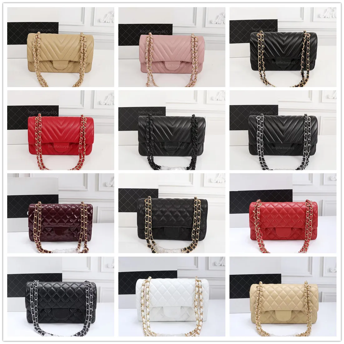 10A Top Tier Quality Luxury Designer Mini Square Flap Bag Real Leather