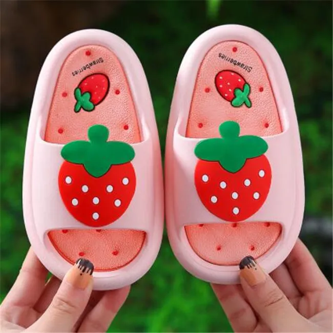 Children Slippers Cute Cartoon Home Shoes for Boy Girl Summer Soft Sandal Beach Toddler Kids Baby Slides