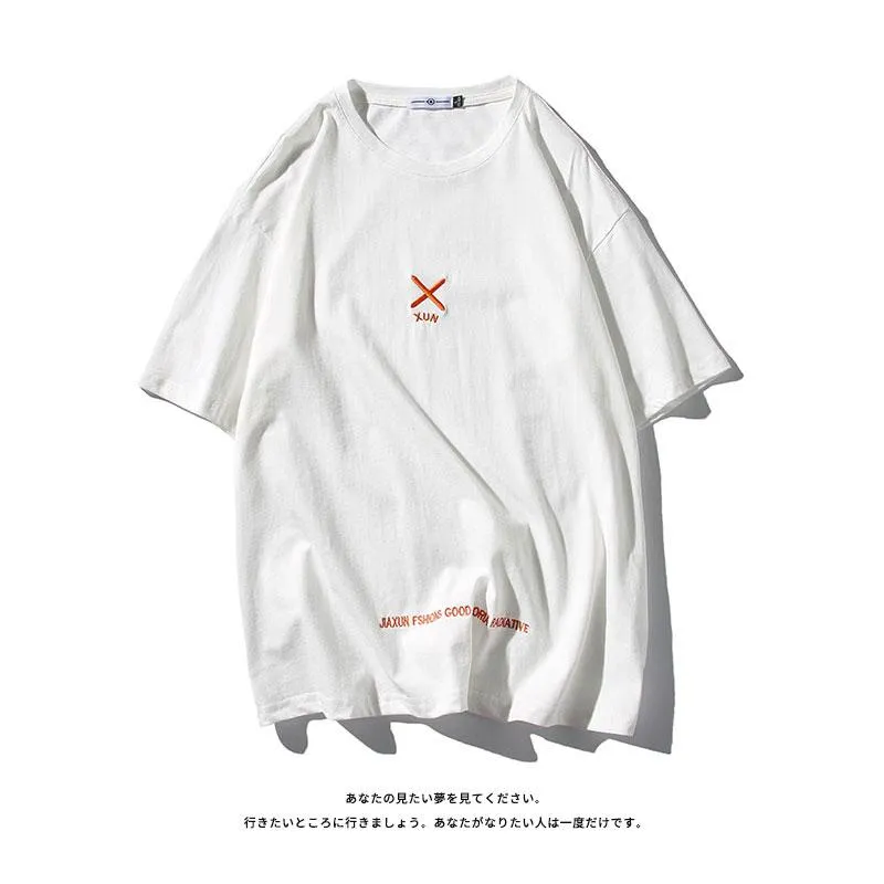 メンズTシャツメンズデザイナー服半足トップコットンTシャツグラフィックティーサマーマン服ティーンエイジャーTシャツ下着カジュアルマン