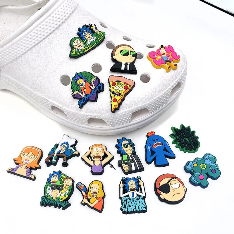 DHL Fast Air Gros Jour de Pâques Mignon Pvc Dessin Animé Croc Charms Chaussure Fleur Décoration Boucle Accessoires Clog Pins Charm Boutons En Stock 003