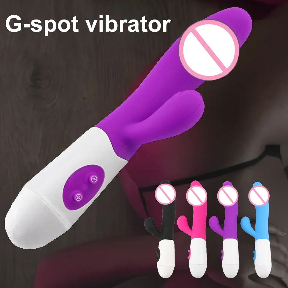 G Spot Vibrator för kvinnor Dildo Sexiga leksaker Rabbit Vibratorer Vaginal klitorisstimulering Massager Kvinnlig Masturbator för vuxen 18