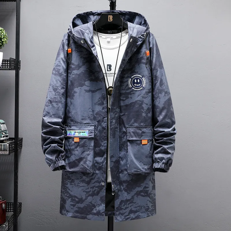 Männer Trenchcoats Mann Windjacke Jacken Wasserdicht Mit Kapuze Wasserdicht Wind Breaker Casual Mantel Männer Kleidung Herbst Jacke Männlich 220826