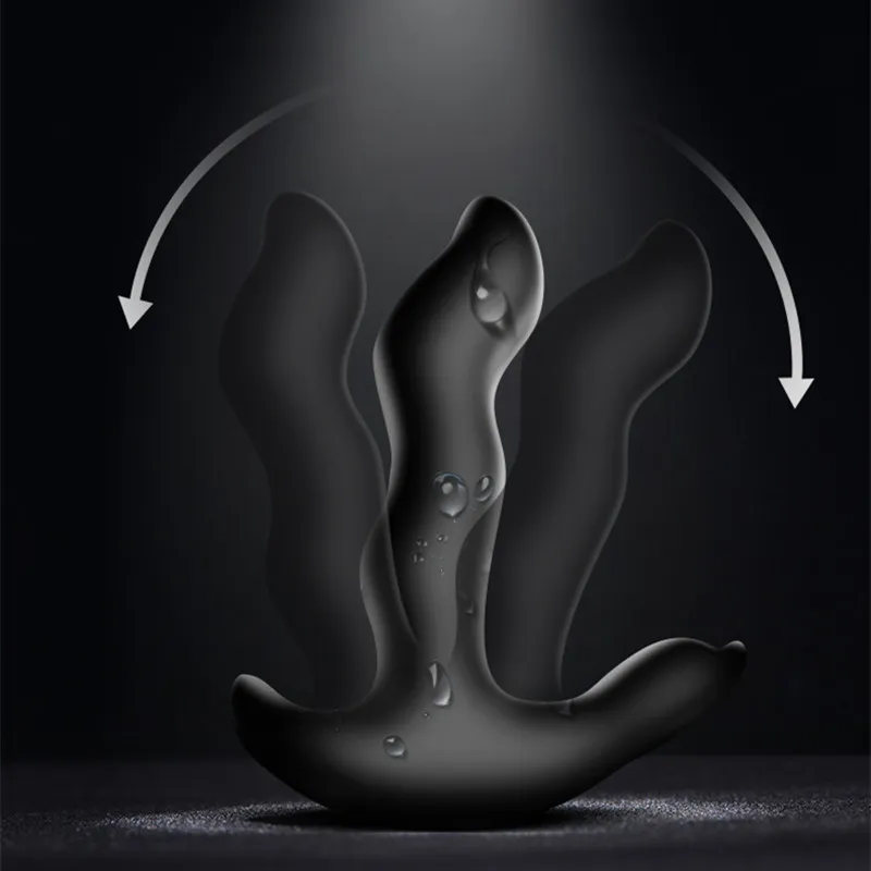 진동 남성 전립선 마사지 스마트 난방 원격 제어 Dildo 항문 진동기 ButtPlug G-Spot 자극 게이 성인 섹시한 장난감