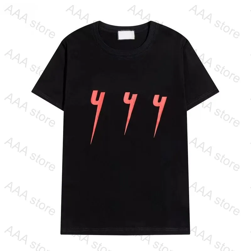22 남성 티셔츠 디자이너 가방 럭셔리 남성복 여름 라운드 넥 땀 흡수 반팔 야외 통기성 코튼 프린트