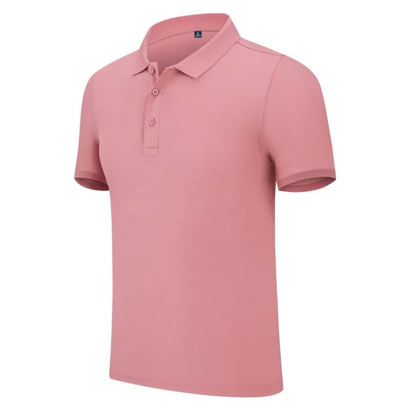 Summer Casual krótko-rękawowy garnitur Polo Company Grupa Custom Polo Shirt Cotton Men and Women Custom 220608