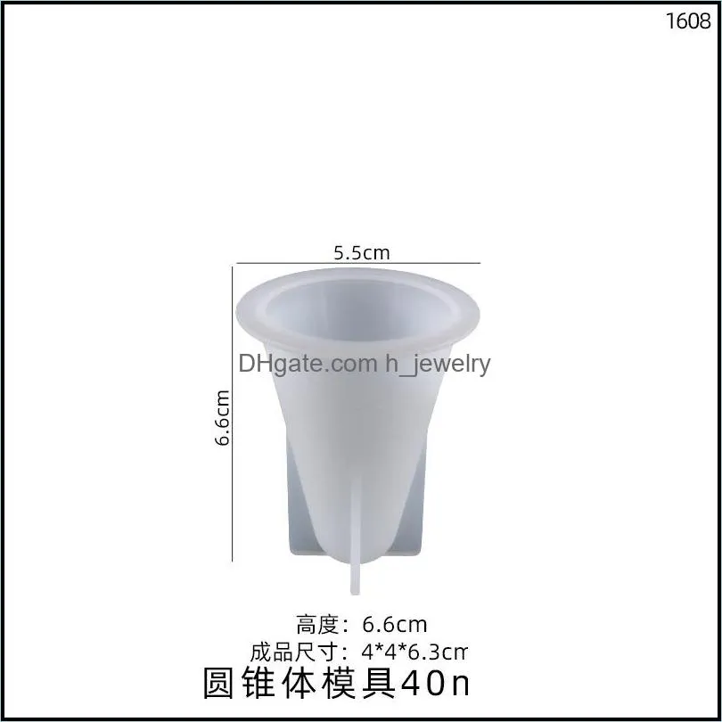 ring cone resin molds flexible clear silicone ring holder mould for diy stand jewelry display wedding gift 40 e3