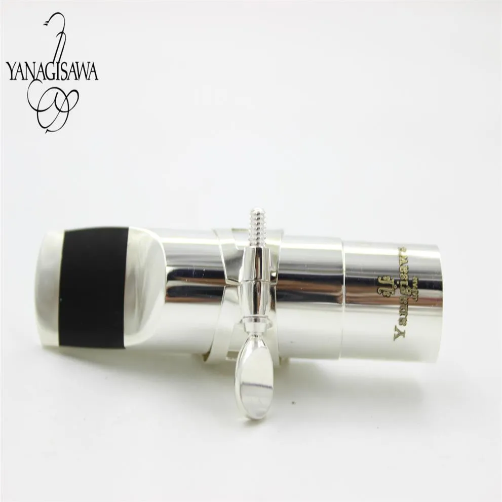 High Quality New YANAGISAWA Alto Tenor Soprano Saxophone Metal Mouthpiece Size 5 6 7 8 9 Silver
