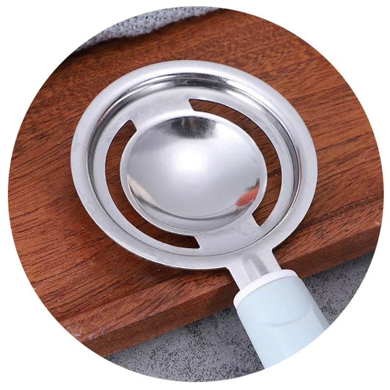 Egg Separator Tool Stainless Steel Eggs Yolk White Separators Sieve Kitchen Gadgets Baking Tools Yolk Remover Divider Filter HY0376