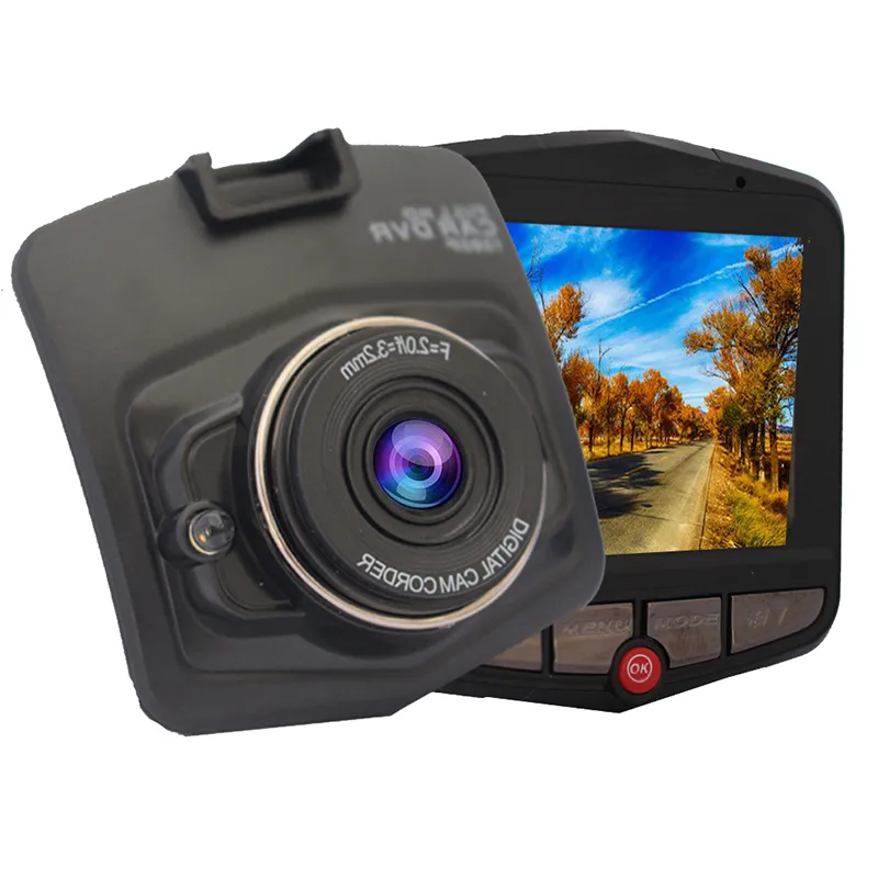 2,2 tum fordonsskydd Dashcam Video Surviellance Car CCTV Cameras HD 1080p Portable Mini DVR Recorder Dash Camera Loop Recording With Retail Box