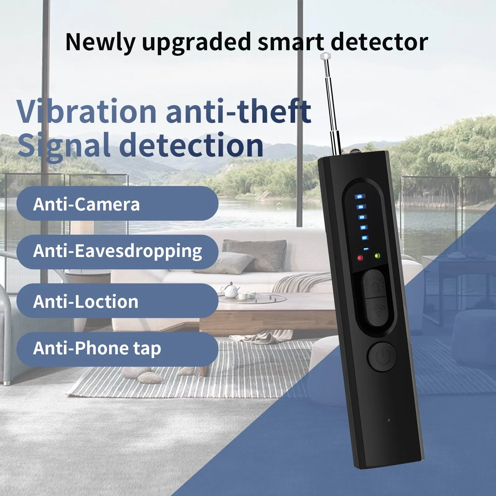 Smart detektorer x13 Professionell Intelligent detektor Anti-plats Anti-kamera Anti-telefon TAPS LASER DETECTION PORTABLE GPS DETECTION SCANING DETECT