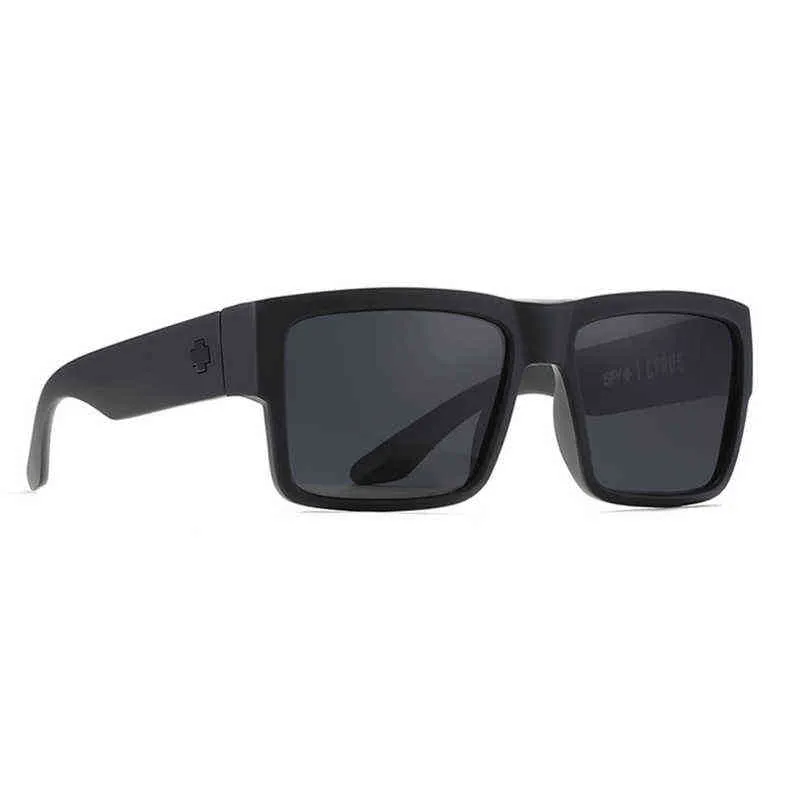 2022 neue SPY HD Polarisierte Sonnenbrille Für Männer Sport Brillen Quadrat Sonnenbrille Frauen UV400 Übergroßen Brille Spiegel Schwarz Shades Y220421