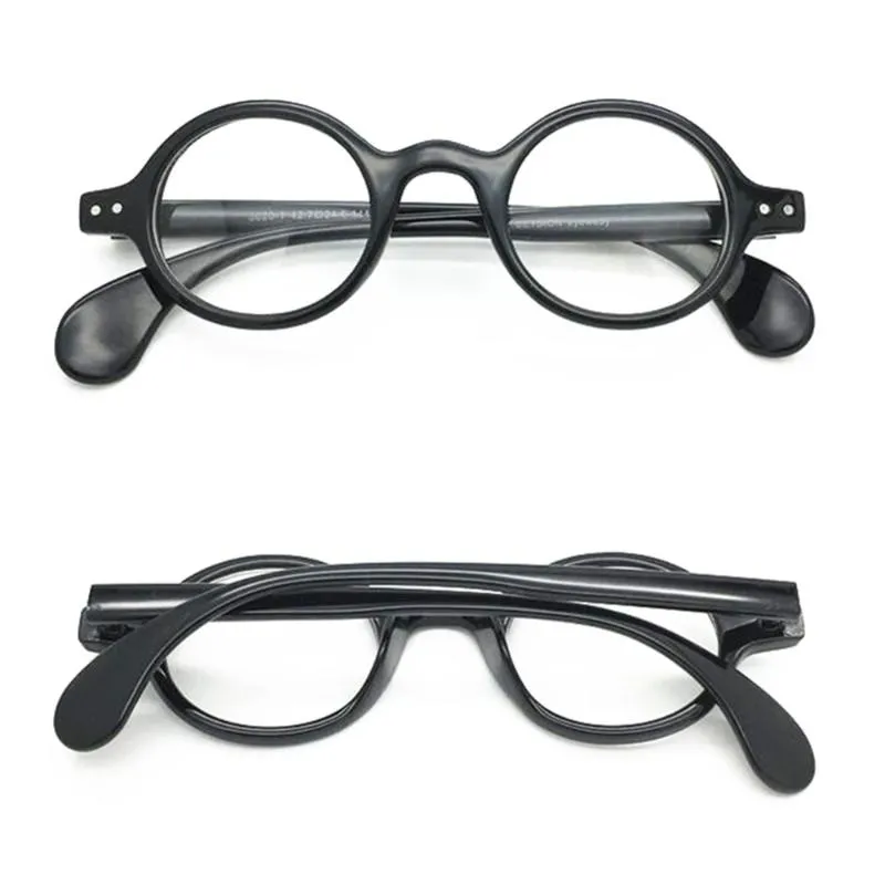 Mode zonnebrillen frames vintage ovaal ronde 42,70 mm acetaat bril myopia heren dames volledige rand retro glazen rx underfashion
