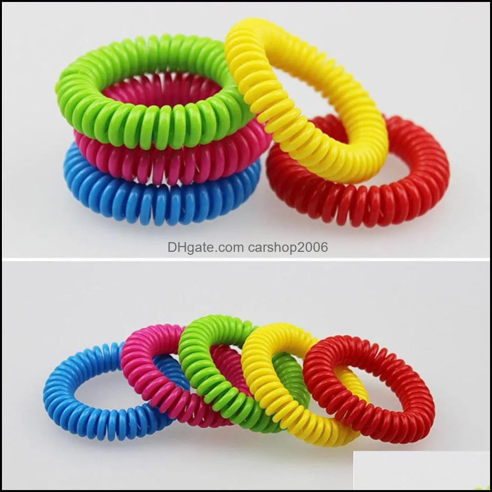 Mosquito Repellent Band Pest Control Bracelets Anti Pure Natural Adults and Children Wrist Mixed Colors RRA12706