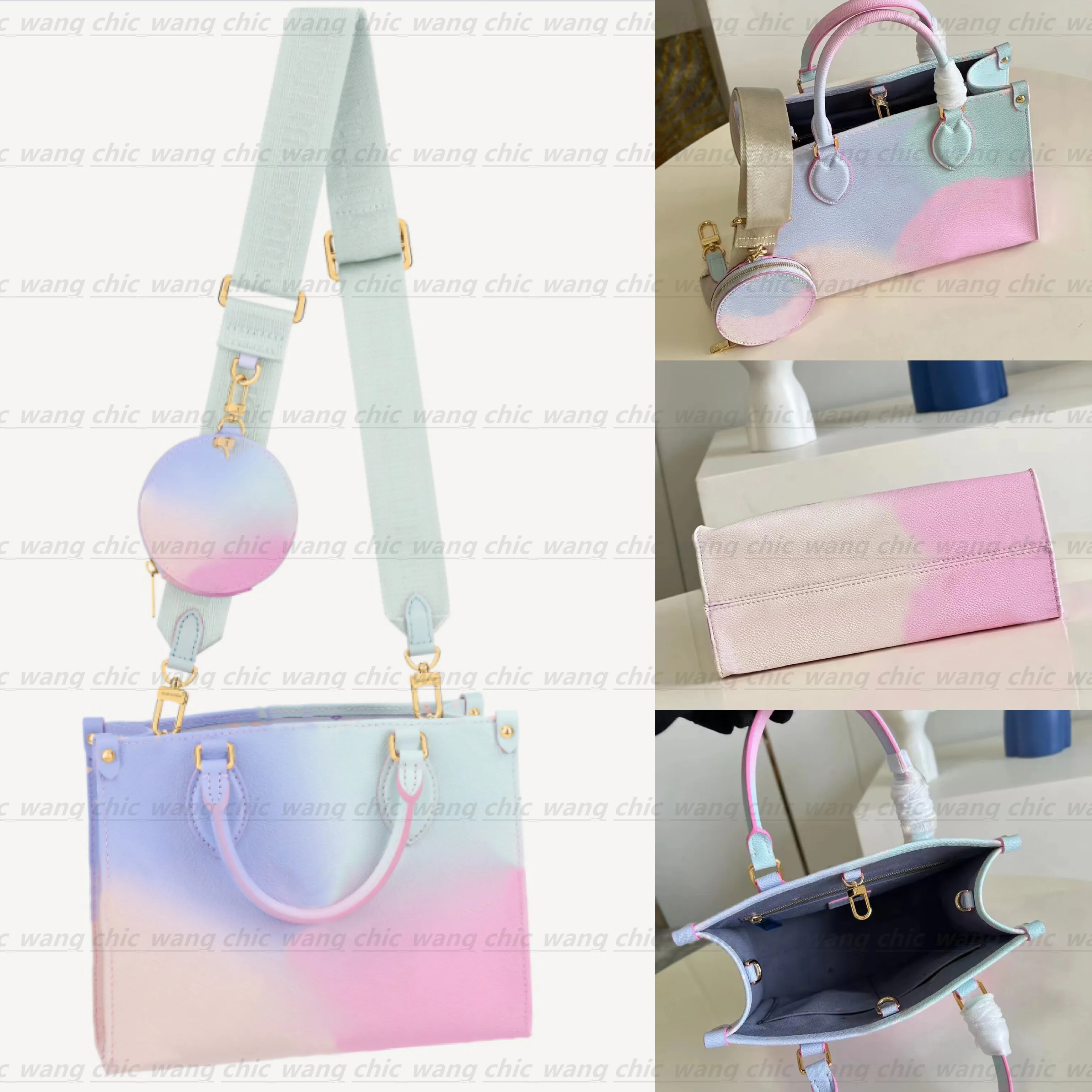 Diseñador de lujo de calidad superior Bolso de compras original de cuero genuino Bolsos de mano de los hombres de las mujeres bolsos de bandolera mujer moda billetera grande bolso de la tarjeta al por mayor Bolso de hombro