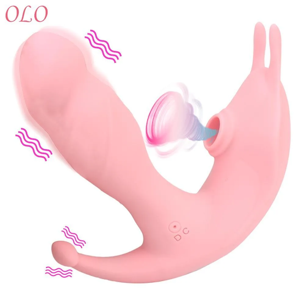 Wearable Dildo Vibrator Panty G Spot Massager Clitoris Stimulator sexy Toys pour femmes Produits pour adultes