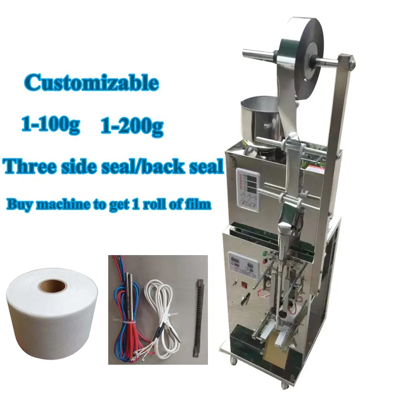 Máquina de embalagem de pesagem automática para máquina de fabricação de bolsas multifuncionais granulares