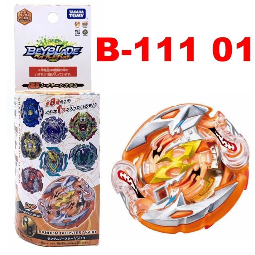 Tomy Beyblade Burst B-111 Booster 10 أكد 01 Crash Ragnaruk.11r.wd 220505