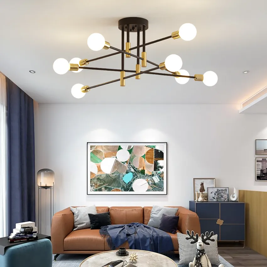 Não incluído Lâmpadas Modern Nordic Chandelier LED Lâmpada de Pingente Decoração Interior Luzes Luminárias para Refeições Sala de estar Cozinha Bedroom Candelabro Novo