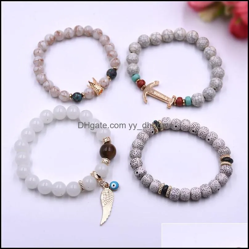 friendship bracelets love brand fashion bracelets & bangles luxury strand stretch multilayer beads bracele yydhhome