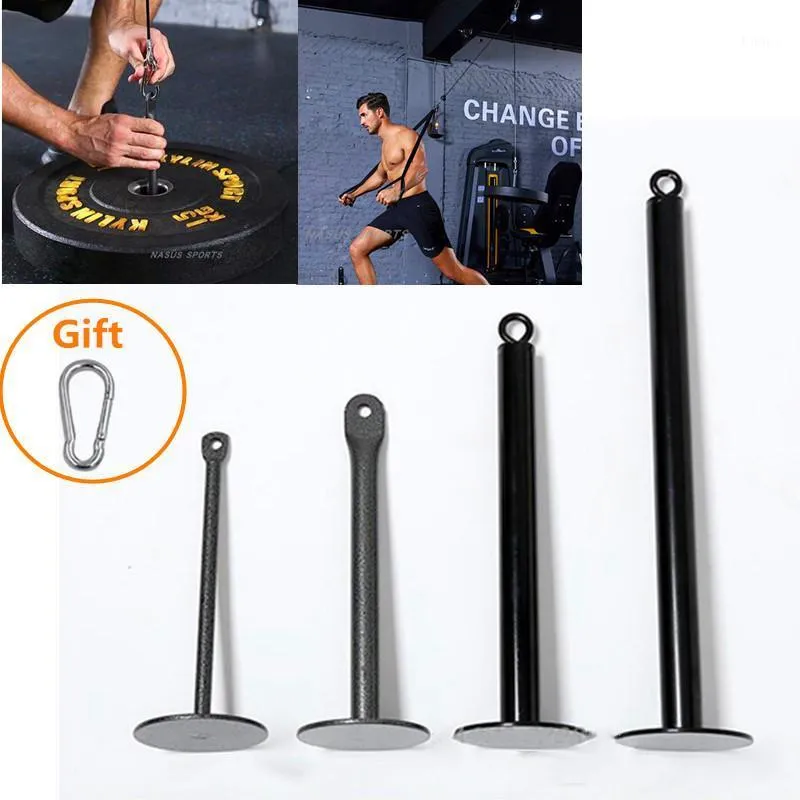 Gym DIY Fitness Dumbbell Barbell Loading Pin Pulley Cable System Attachment Weight Lifting Plates Bracket Home Strength Workout Accessories