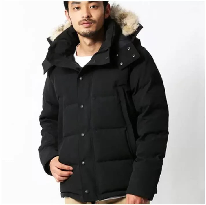 2023ss Men's Down Parkas Diseñador Hombres Canadá Chateau Parka Negro Azul marino Gris Chaqueta Abrigo de invierno Chaquetas Abrigos Piel con Onl274D