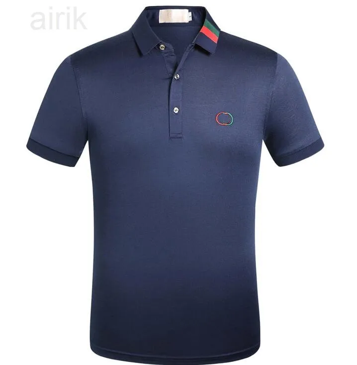 Nieuwe S 3XL Gloednieuwe Stijl Heren Polo Shirt Brief Borduren