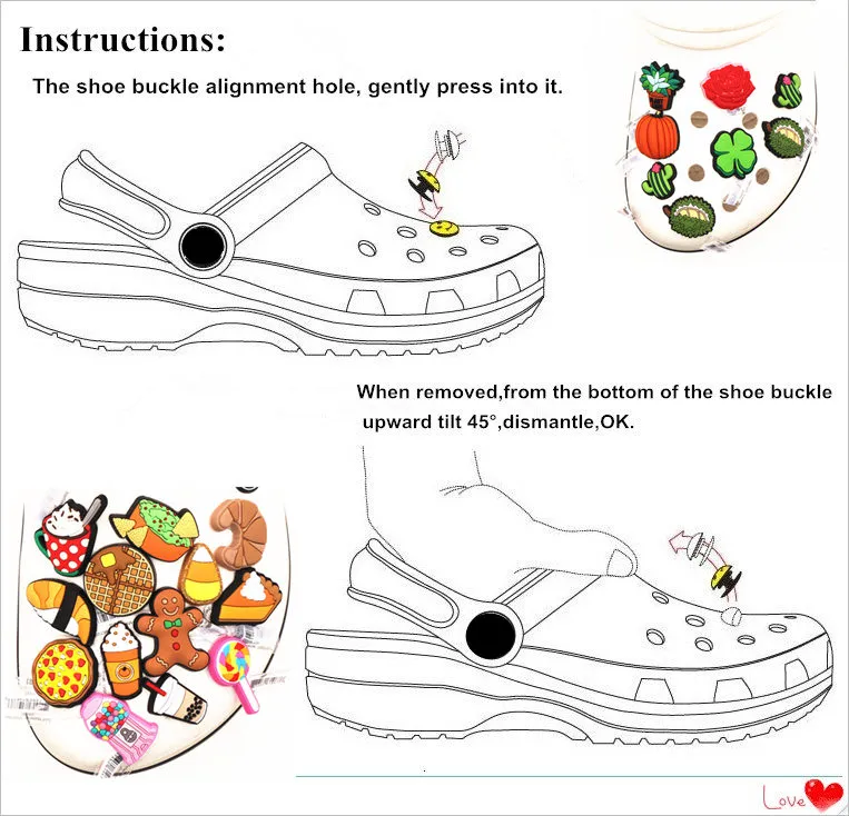 Animal Cartoon Shoe Charms For Crocs Accessories Cute Shoe Charms  Decoration For Croc Jibz For Adult Kids Women Men Boy Gift Souvenir From  Hokesun, $5.14