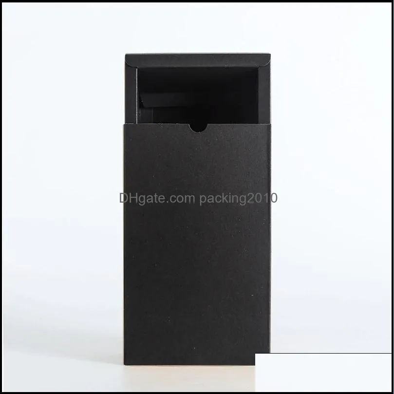 Spot Kraft Paper Box Customized Folding Drawer Boxes Wholesale Cosmetic Vacuum Cup Packaging For Christmas Gift