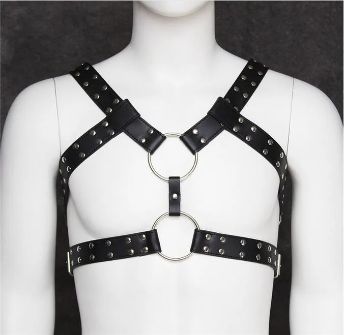 Belts 2022 Basic Style Women Men Handmade Leather Underbust Waist Belt Y Harness Body Bondage Cage Straps