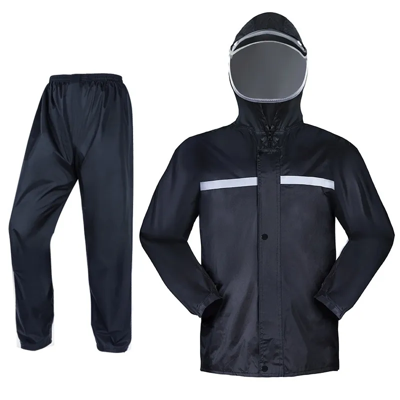 Heren Regencoat Male Moto Bike Regen Jas Jas Jas On ondoordringbare lange motorfiets fietsen Regen Cover Outdoor Moto Manto Mantel Vrouw Regenpak 201202