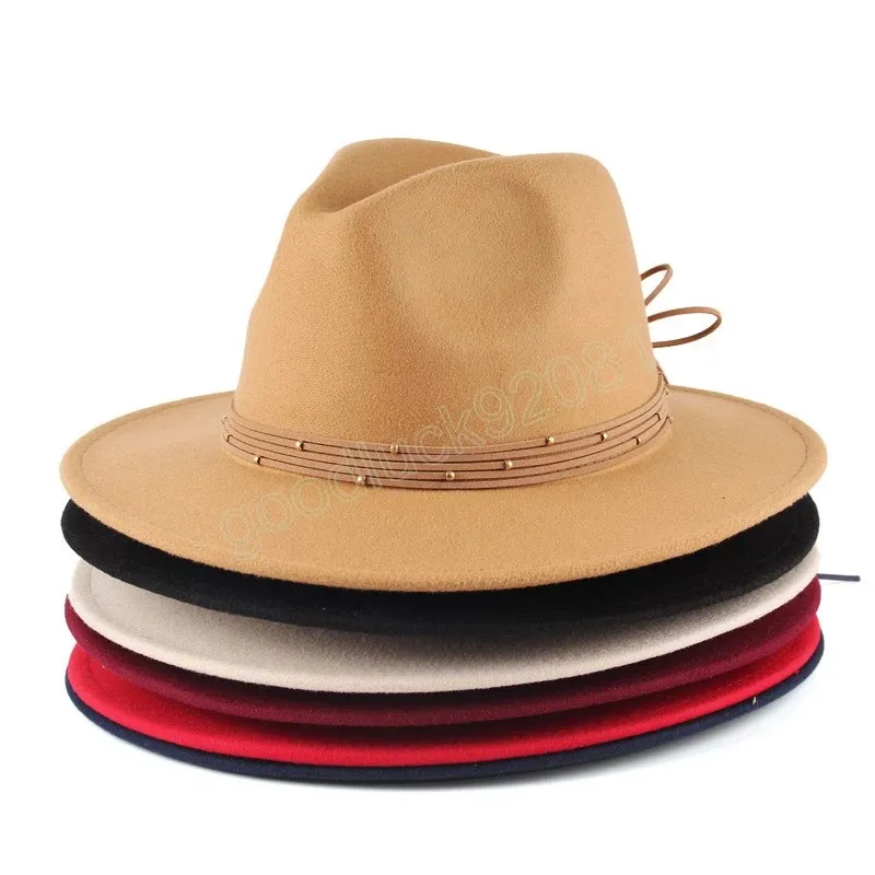 Sombreros De fieltro para Mujer, nuevo tocado, Sombreros De fieltro para boda, Sombreros para misa, sombreros De vestir De Jazz De Panamá para hombre, Sombreros De Mujer