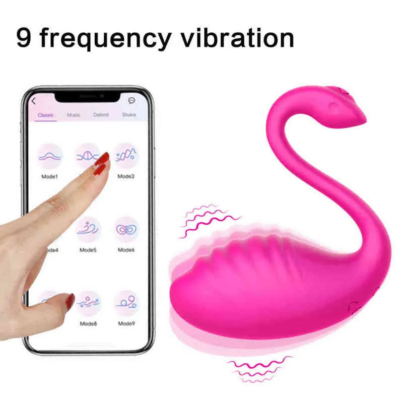 セックスバイブレーター膣卵Bluetooth Wirelessリモートアプリ女性のためのgスポットクリトリス刺激装置Kegel Ball Vibrador 1125