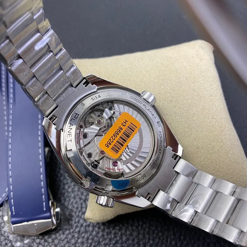 43.5MM GMT Cerámica Bisel hombres reloj de pulsera de cristal de zafiro Pulsera VS VSF calidad superior montre DE luxe azul negro TAI CHI impermeable movimiento automático