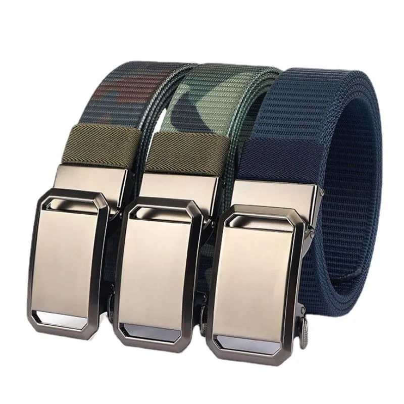 Belts Men's Zinc Alloy Automatic Buckle Men Business Young And Middle-aged Clothing Matching Designer BeltBelts