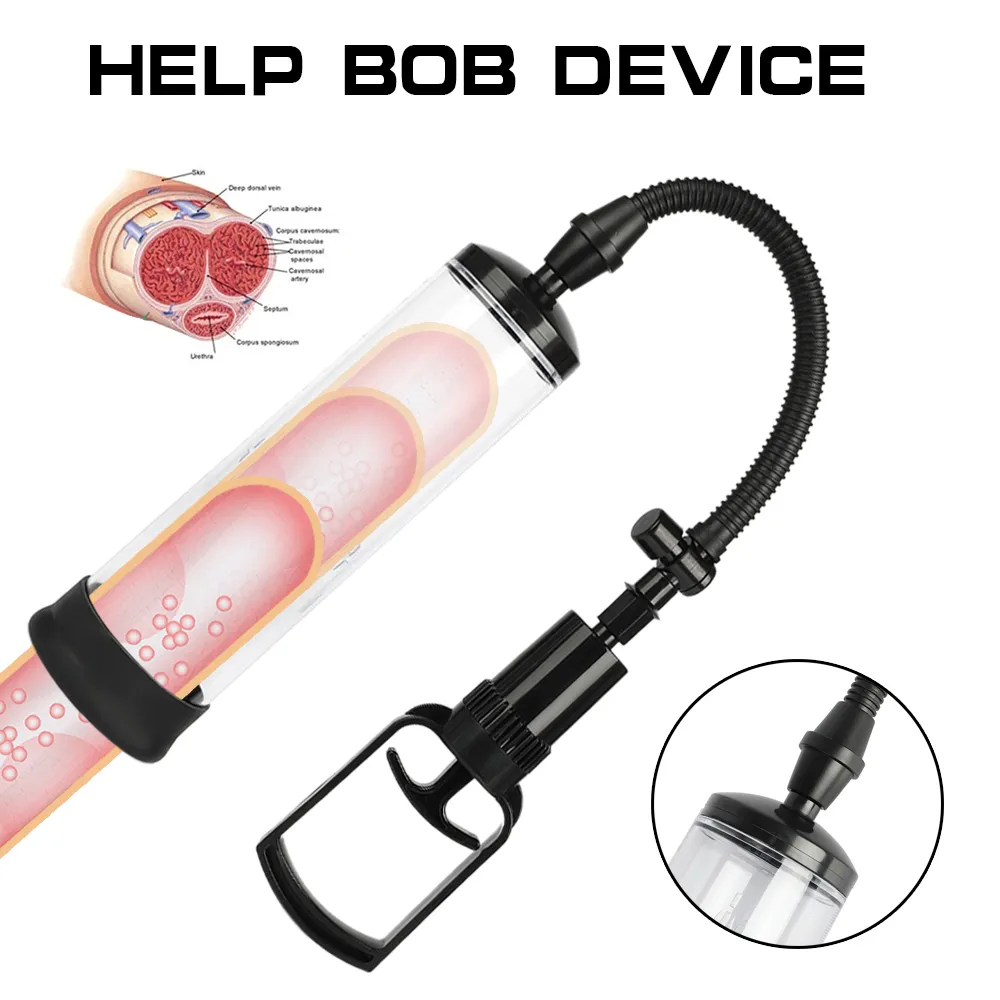 Enlarge Penis Pump Enlargement Vacuum Trainer Cock Dick Extender Male Massager Cup sexy Toys For Men Adult Shop