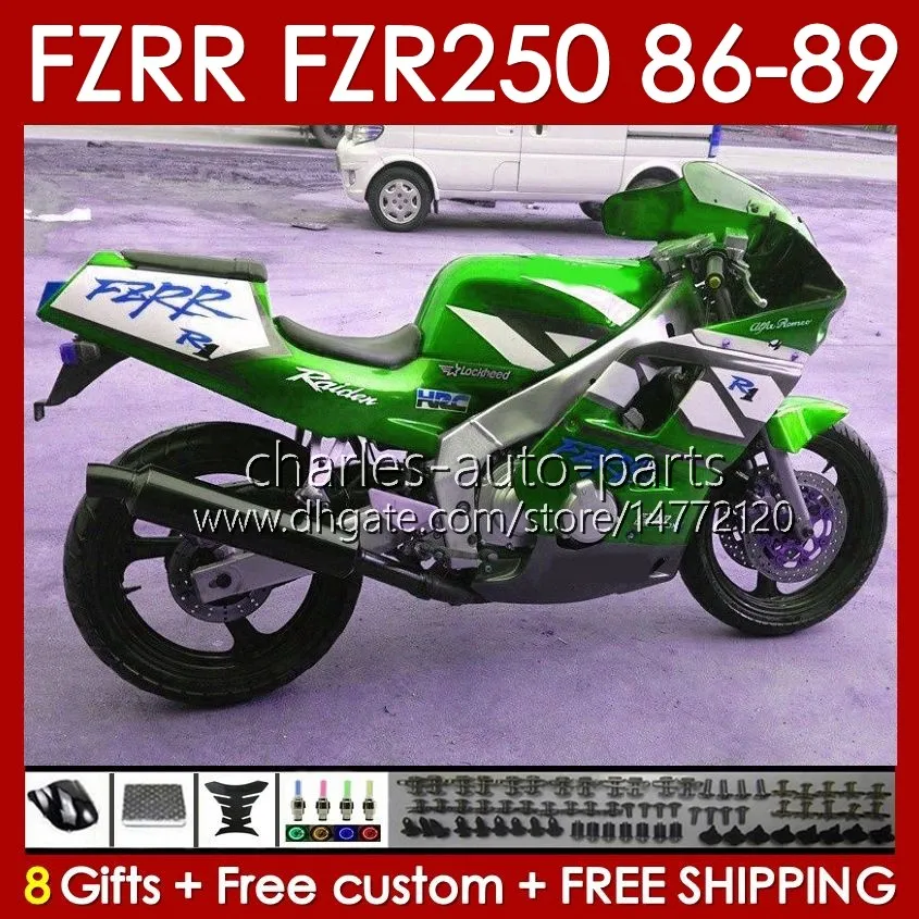 OEM-Karosserie für Yamaha FZR250R FZR250RR FZR-250R 86-89 Karosserie 142Nr