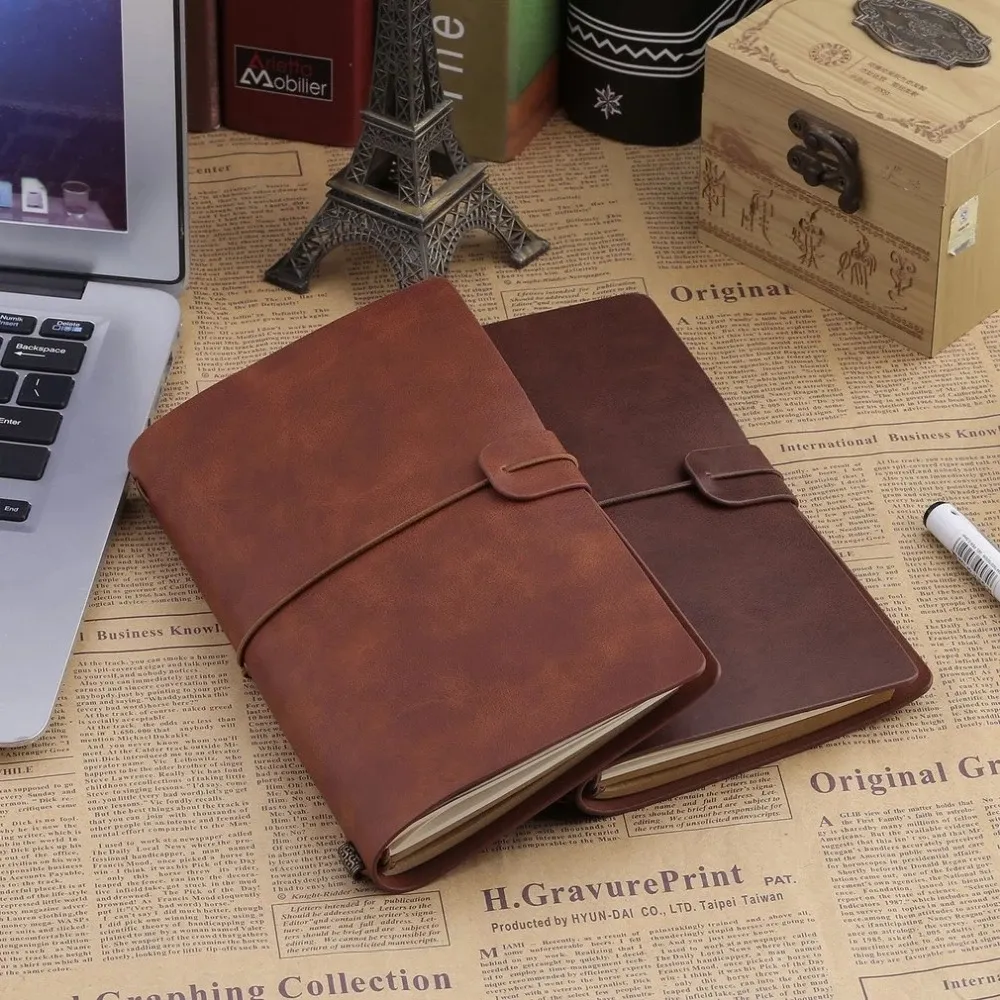 Notepades Portable Students School A6 Stationnery Writing Notebook Business Travel Travel Journal Outdoor Journal Planner Agenda DIY DIFICATION ANNIVERSAIRE