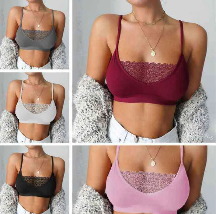 Woman Clothing European And American Hot Models Lace Sexy Tube Top See  Through Shirt Base Women Underwear Women Bra L220726 From Sihuai10, $14.61