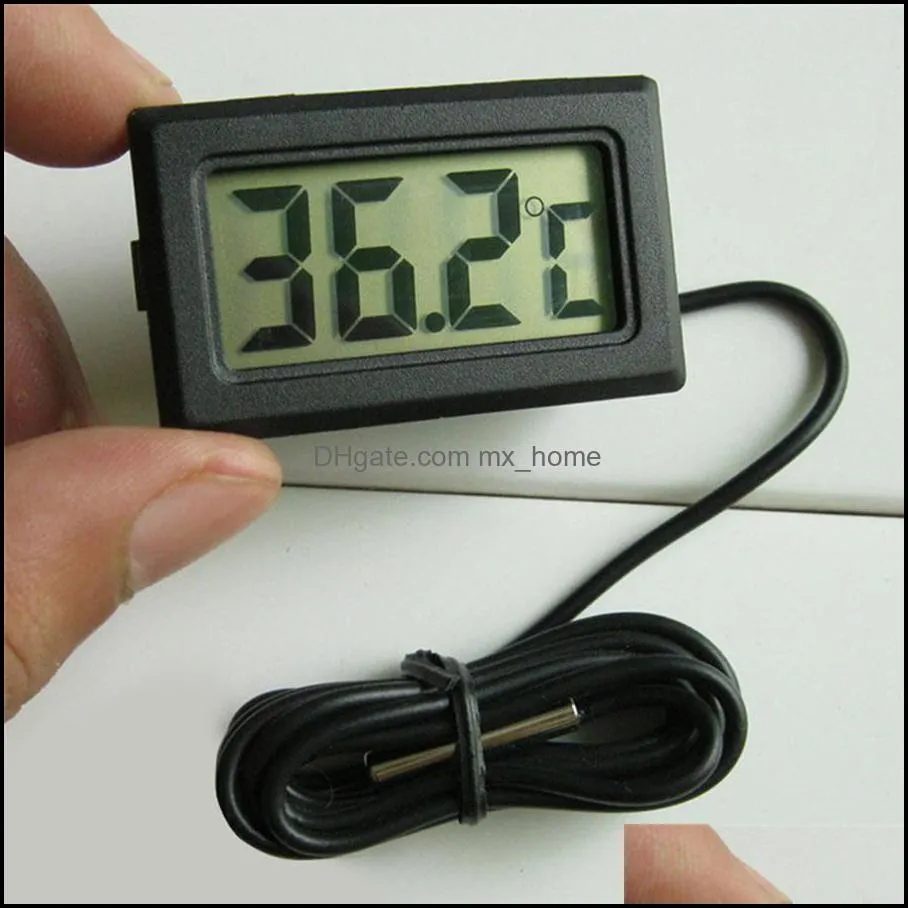 Temperaturinstrument Partihandel Mini Digital LCD Electronic Thermometer DHOFK