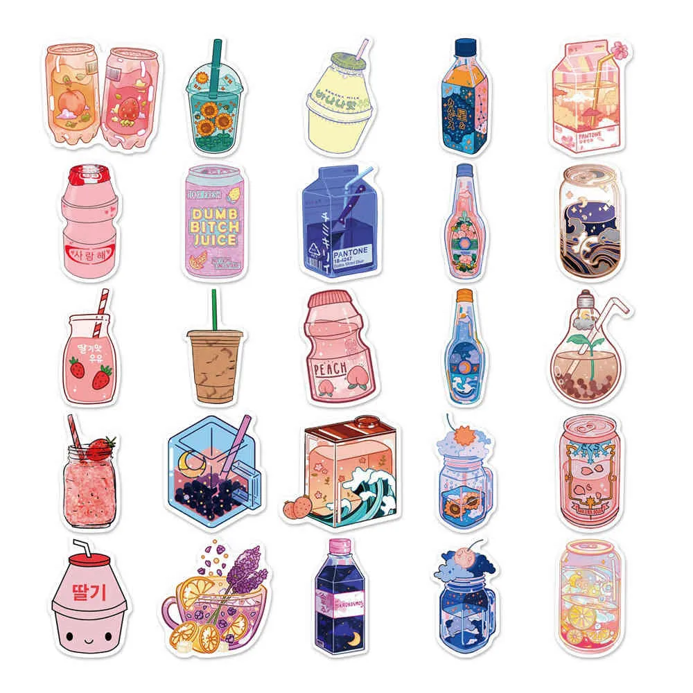 50pcs Cute Water Bottle Stickers for Adults Teens, Vinyl Waterproof Laptop  Stickers, Aesthetic Vsco Stickers Decals for Water Bottles, Computer
