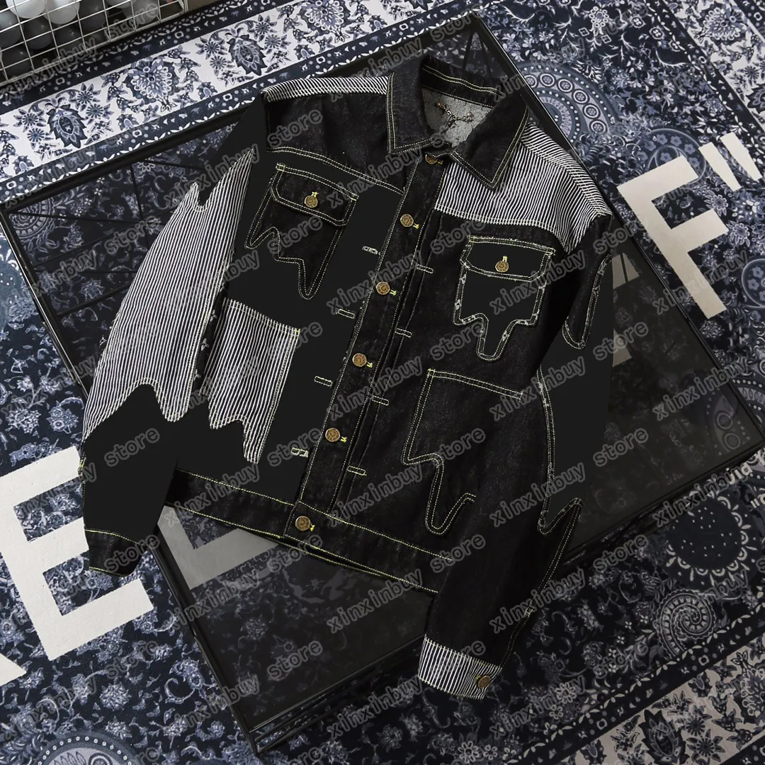 ジャケット・アウター ale Paris Boutique Ready-to-wear blouson 22ss Men Women Designers Jackets Denim Coat Plaid Jacquard