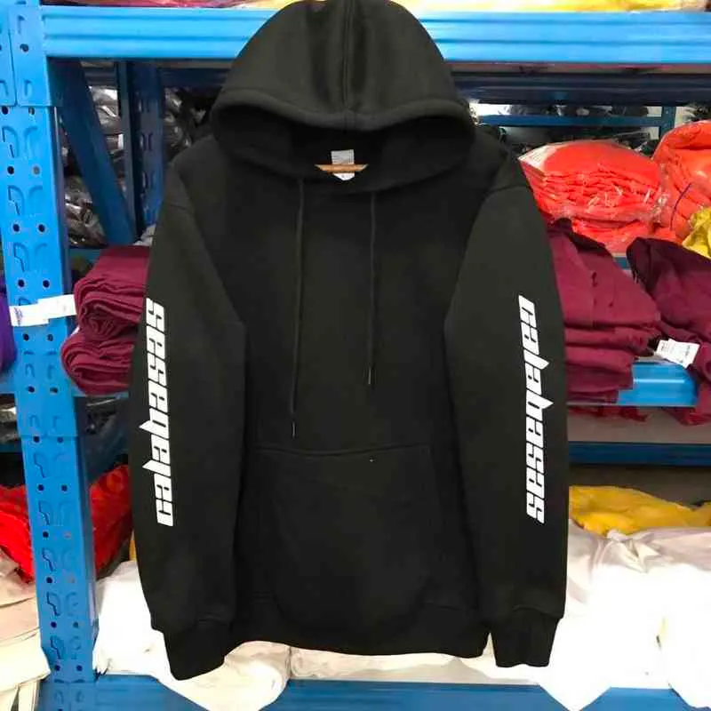 عالي الجودة من موسم 4 Calabasas Hoody Pullover Hoodie كبير الحجم للنساء العلامة التجارية للملابس طويلة الأكمام من النوع الثقيل G220607