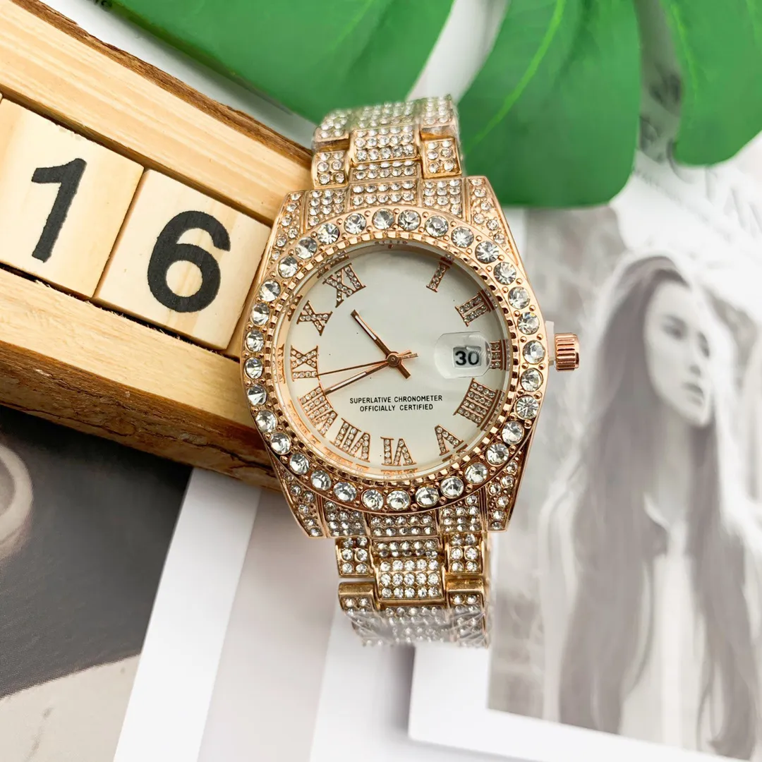 Rose Gold Mens Malabar Diamond Earrings Fashion Watch With Black Dial And Quartz Movement From Luxe006 23.87 DHgate.Com