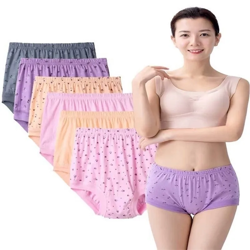 Breathable Cotton Hipster Plus Size Cotton Panties For Women Large Sizes,  Sexy And Comfortable Lingerie For Middle Aged Ladies 201112 From Bai06,  $16.11