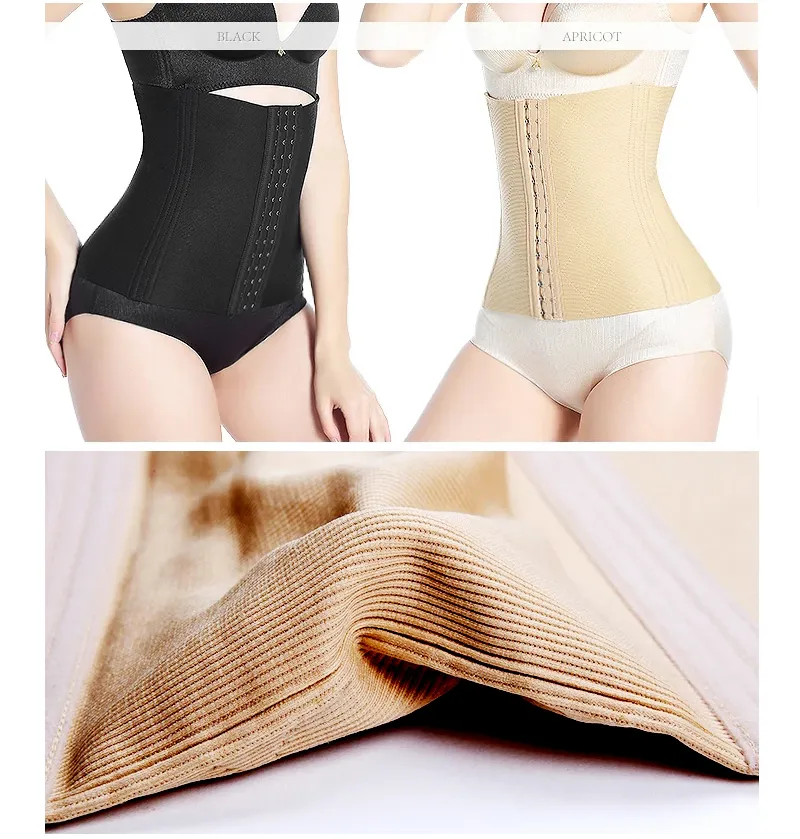 XXXXS XXS XS Slimming Waist Trainer Modeling Belt Women Dress Underwear  Body Shaper Waist Cincher 8 Steel Bones Girls Shapewear