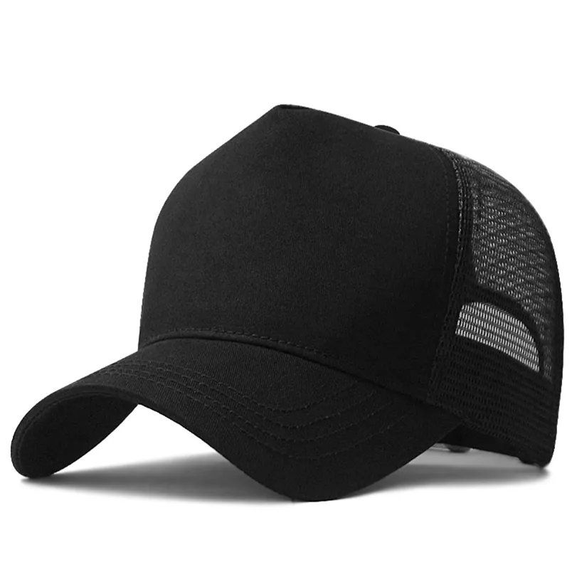 Big Head Man Large Size Mesh Baseball Hats Male Outdoors Plus Size Sport Caps Dad Oversize Trucker Cap 56-61cm 62-68cm 220527