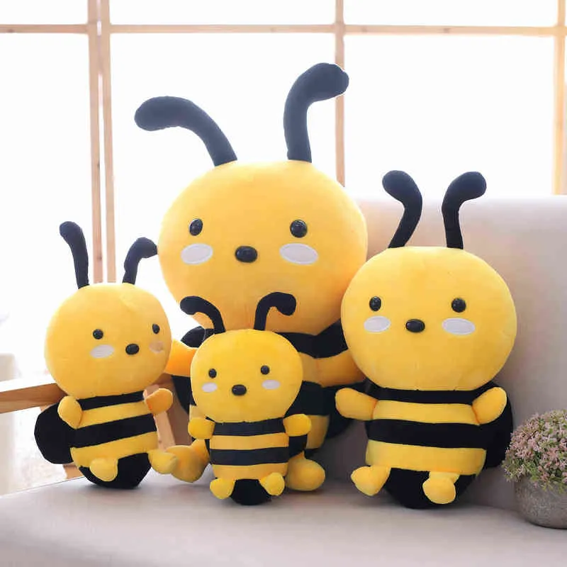 Pc Cm Cute Bee con le ali Peluche Belle coccole bambole per bambini Compleanno per bambini Decorazione domestica Regali J220704