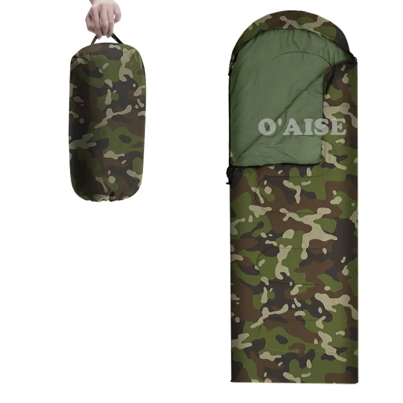Envelope acampar saco de dormir com padrão de camuflagem HSD03